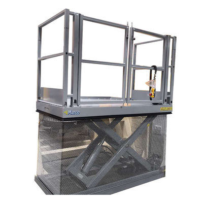 M1-010125-D2 Ce Hydraulischer Mini-Schere-Aufzug mit Handränderlauf