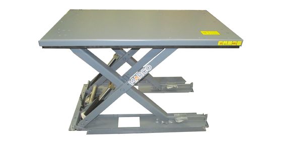 1000 kg Tragfähigkeit Elektrische Hydraulik-Schere-Hebefläche mit CE-Kennzeichen und niedrigem Profil